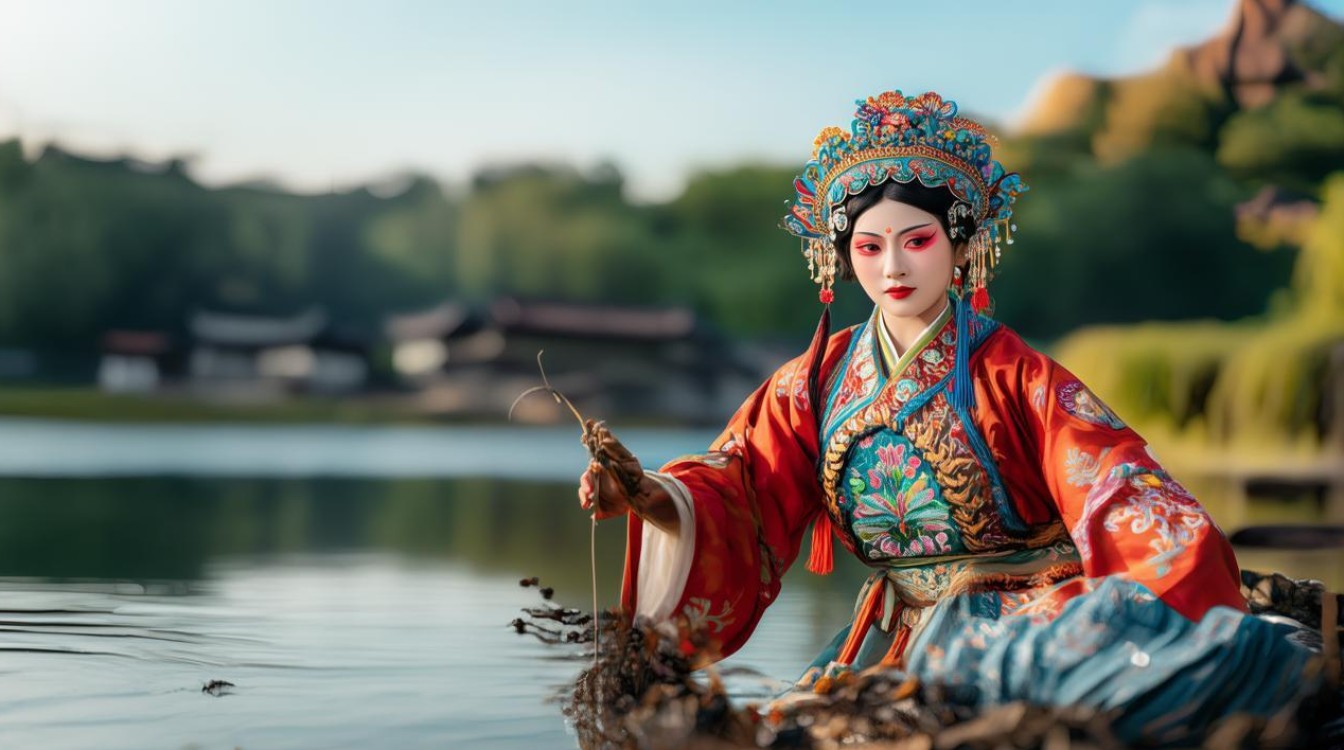 河南豫剧秦英钓鱼
