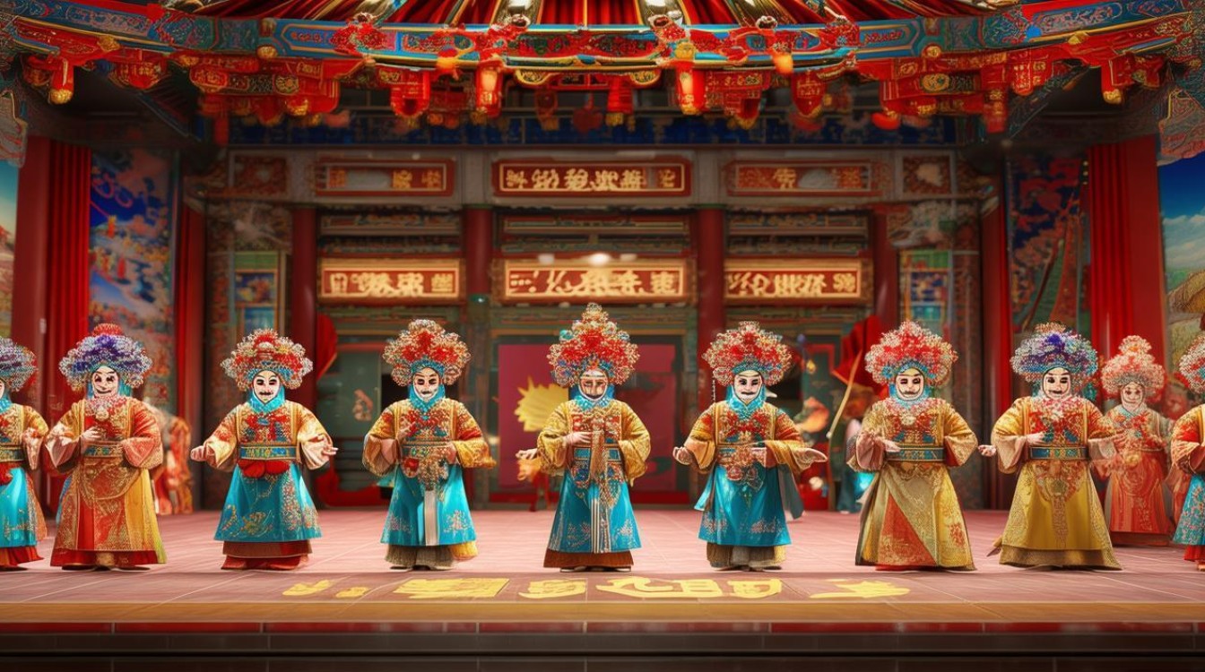 中国风文化豫剧戏曲