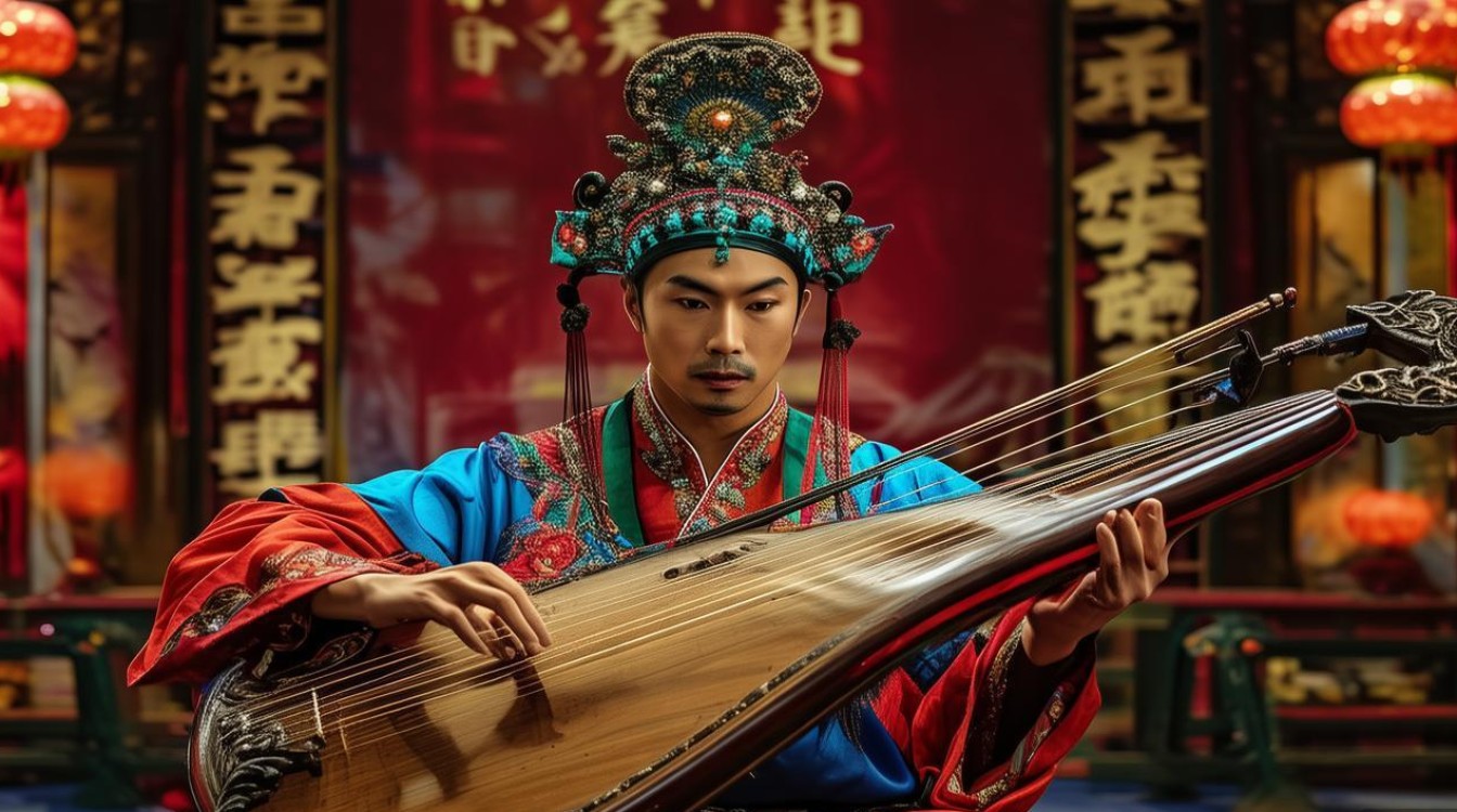 豫剧低音板胡演奏