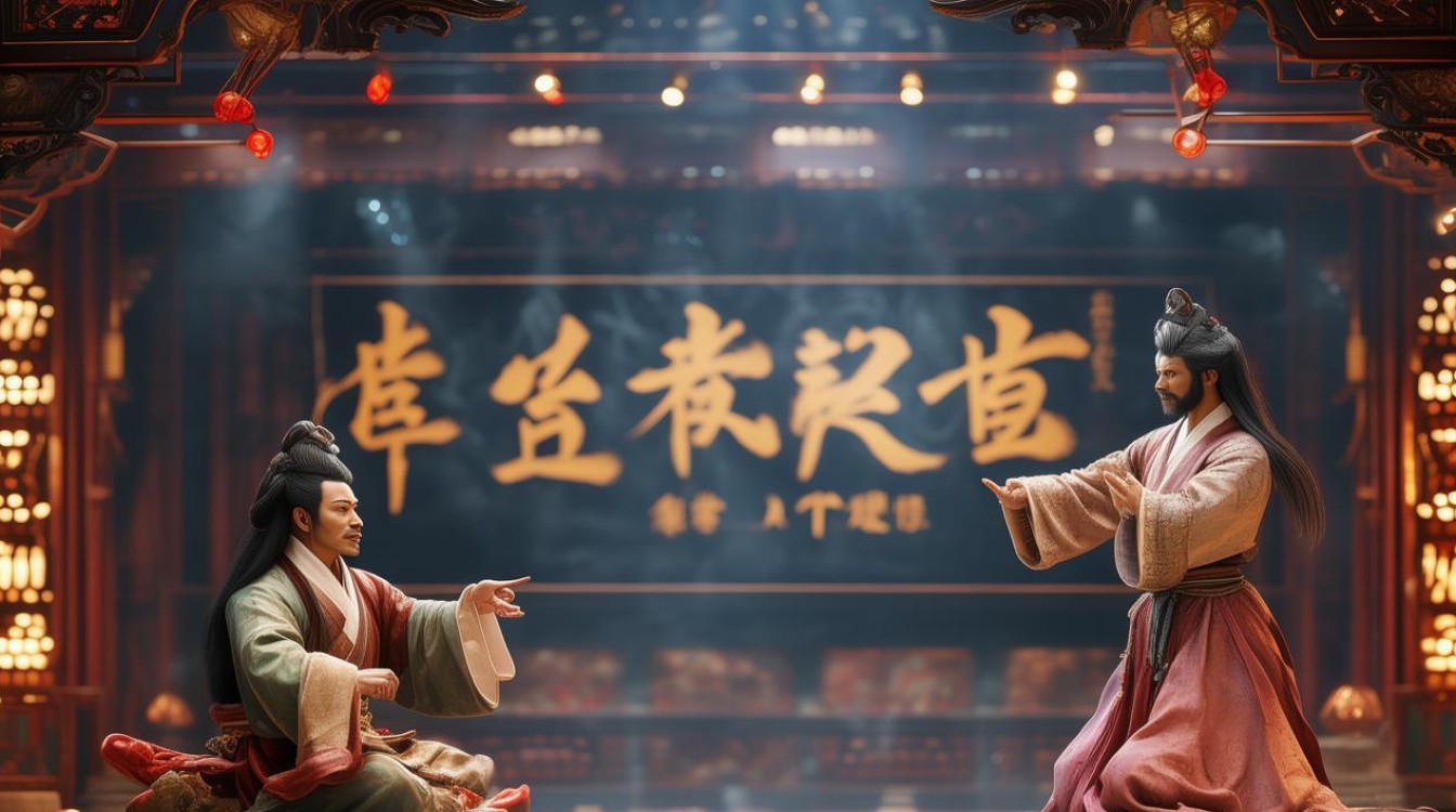 豫剧罗成算卦一