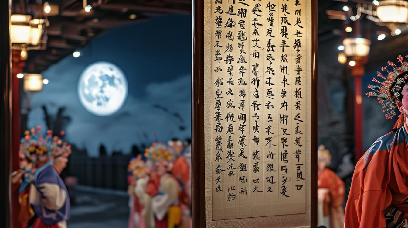 京剧一轮明月歌词