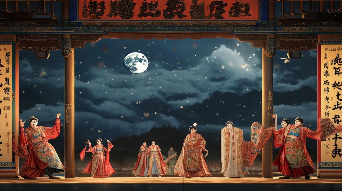 京剧一轮明月歌词