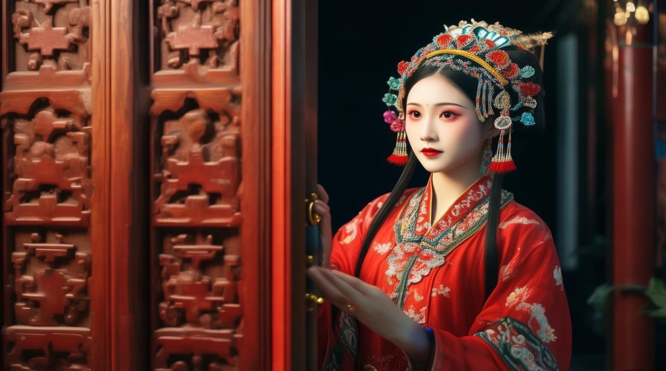 戏曲里小旦开门动作