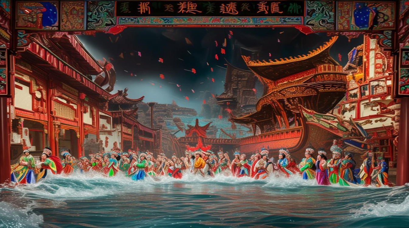 水淹七军京剧场景