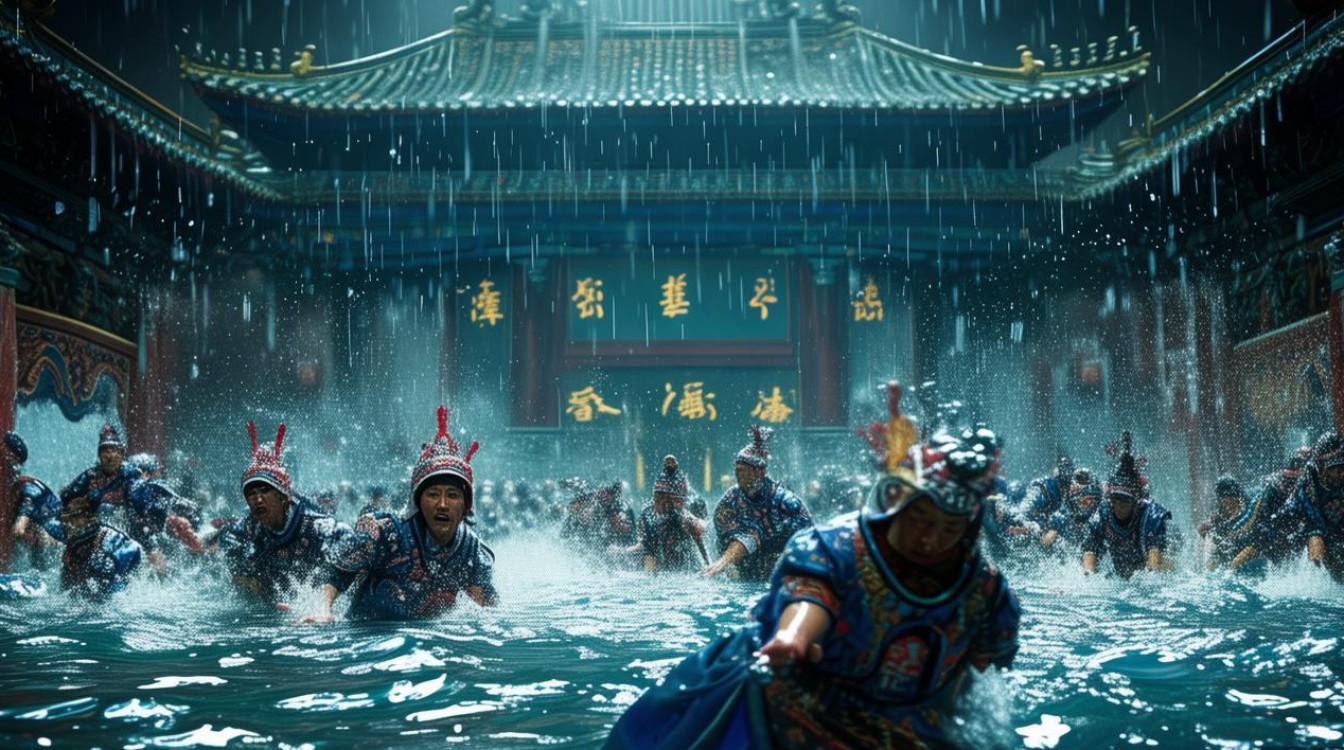 水淹七军京剧场景