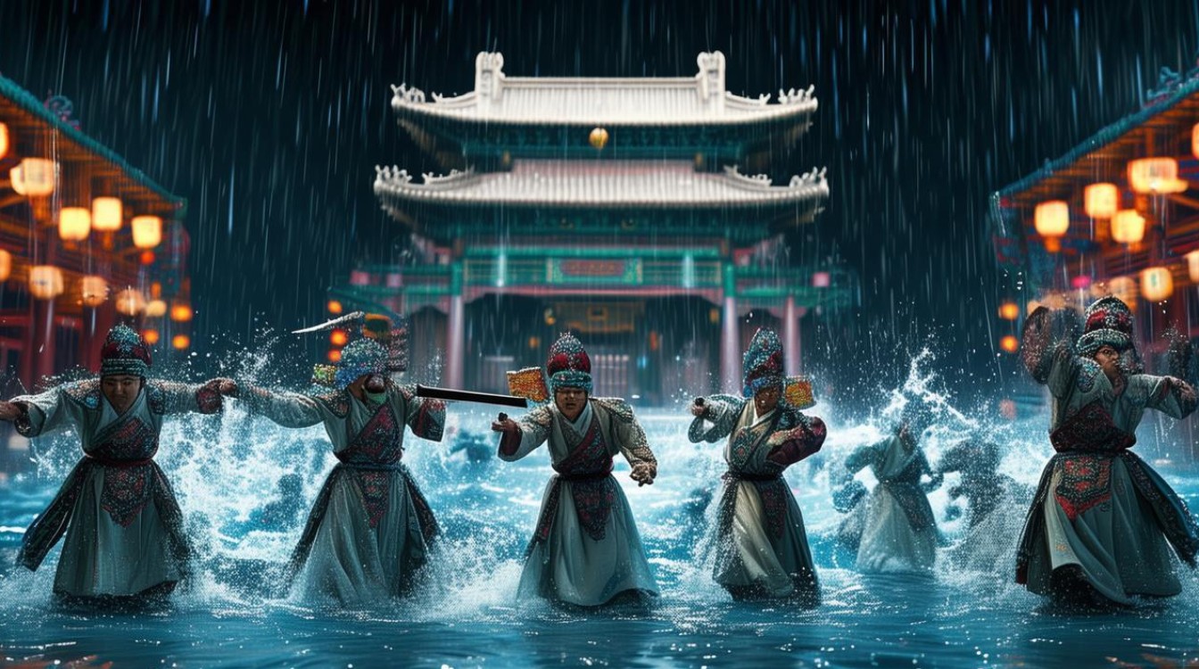 水淹七军京剧场景