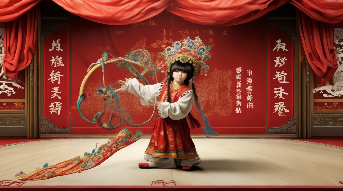 京剧铁弓缘娃娃掉