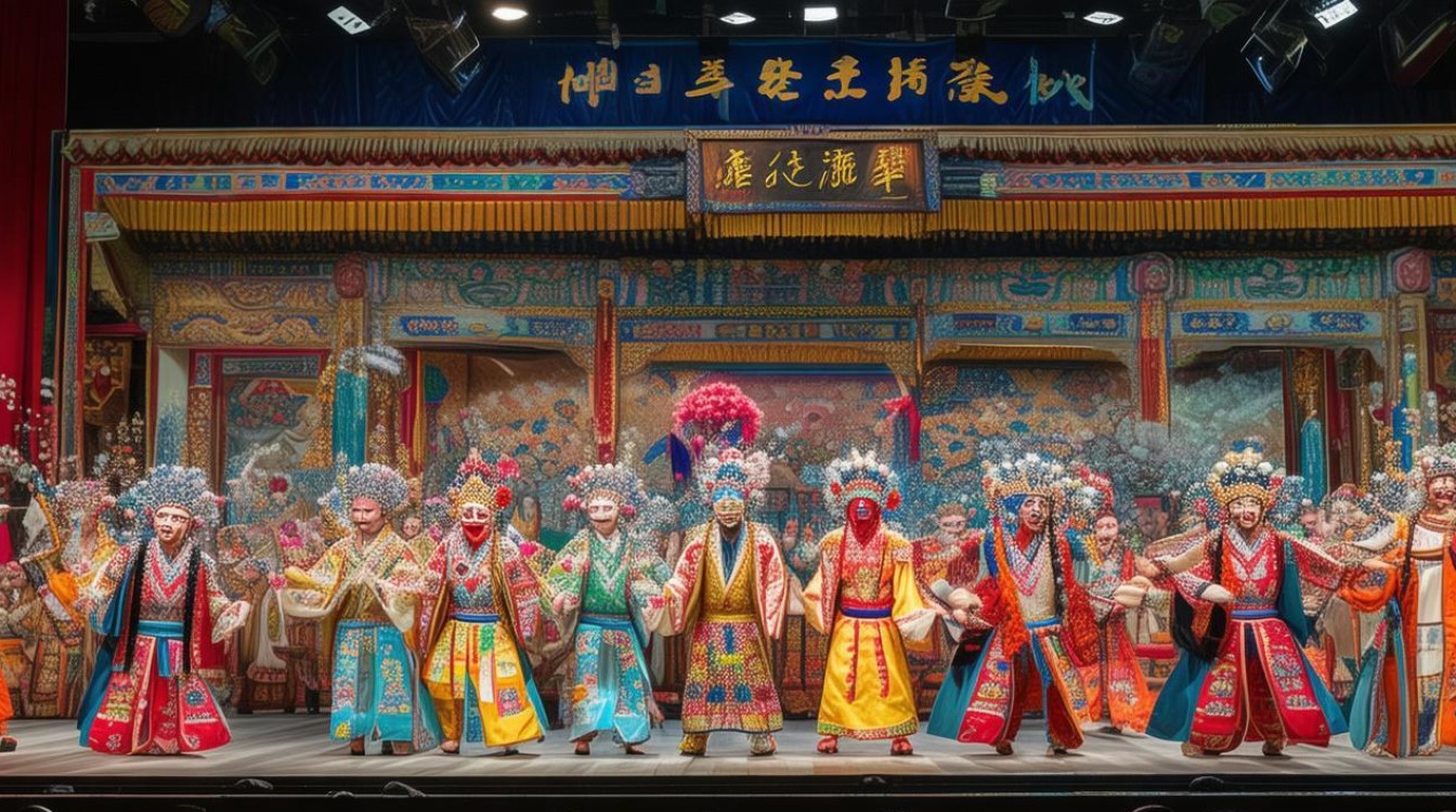 山西戏曲花打朝下