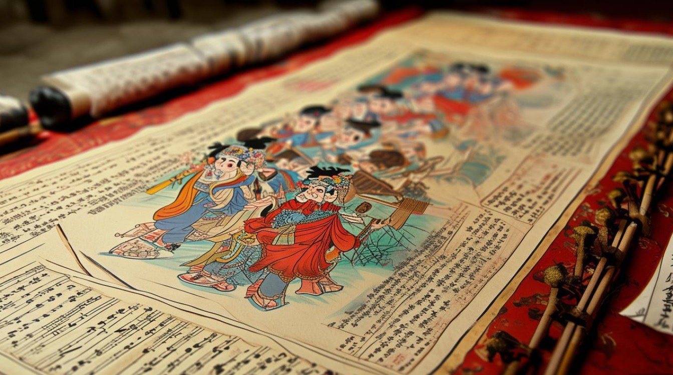 京剧斩郑文的琴谱