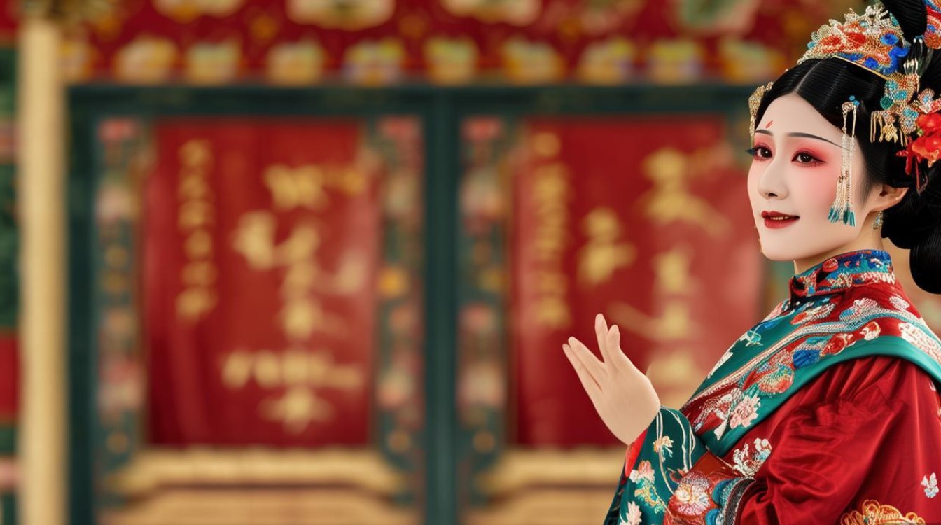 京剧红拂传红拂女扮相