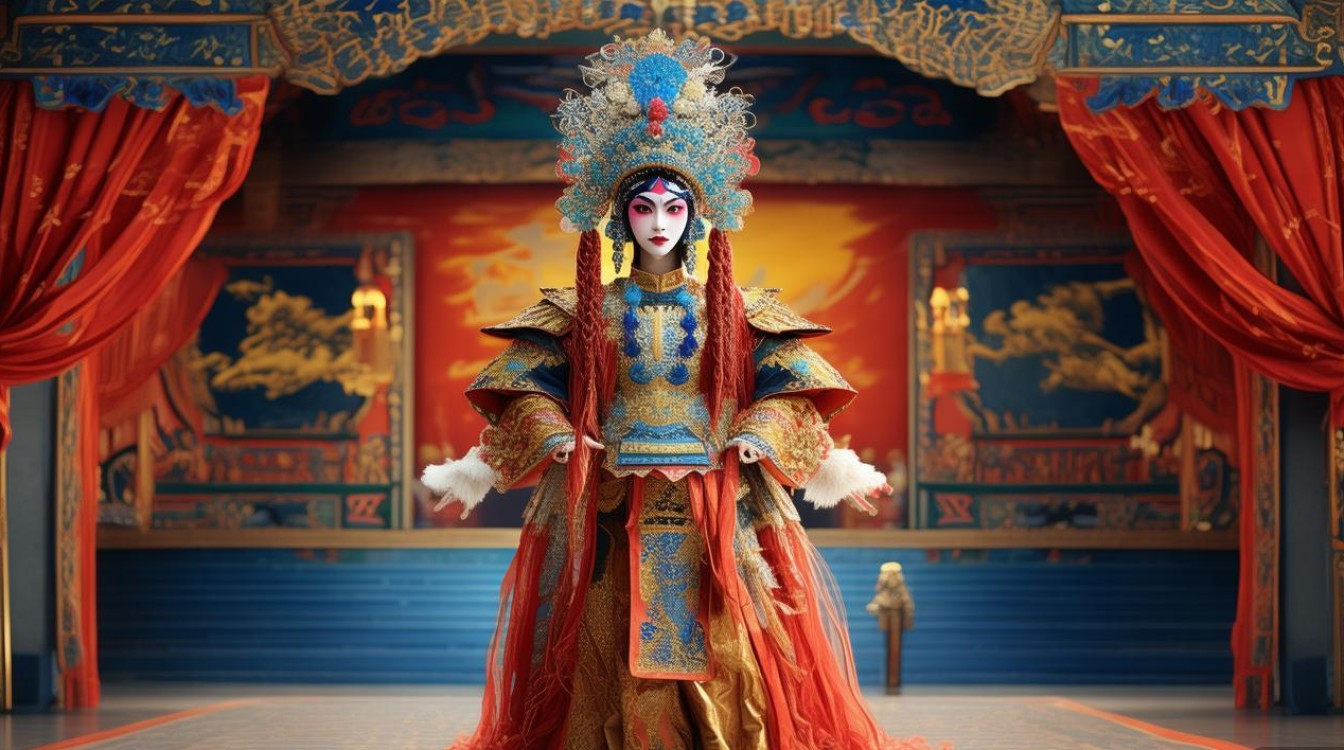穆桂英京剧场面描写