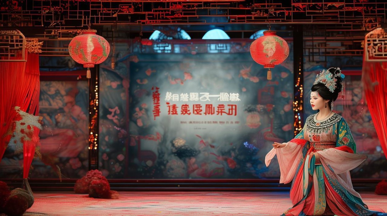 戏曲景象拾玉镯1000