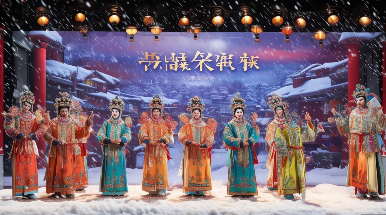 河南豫剧风雪配曲剧