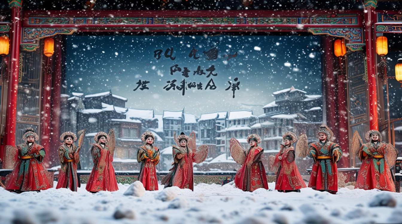 河南豫剧风雪配曲剧