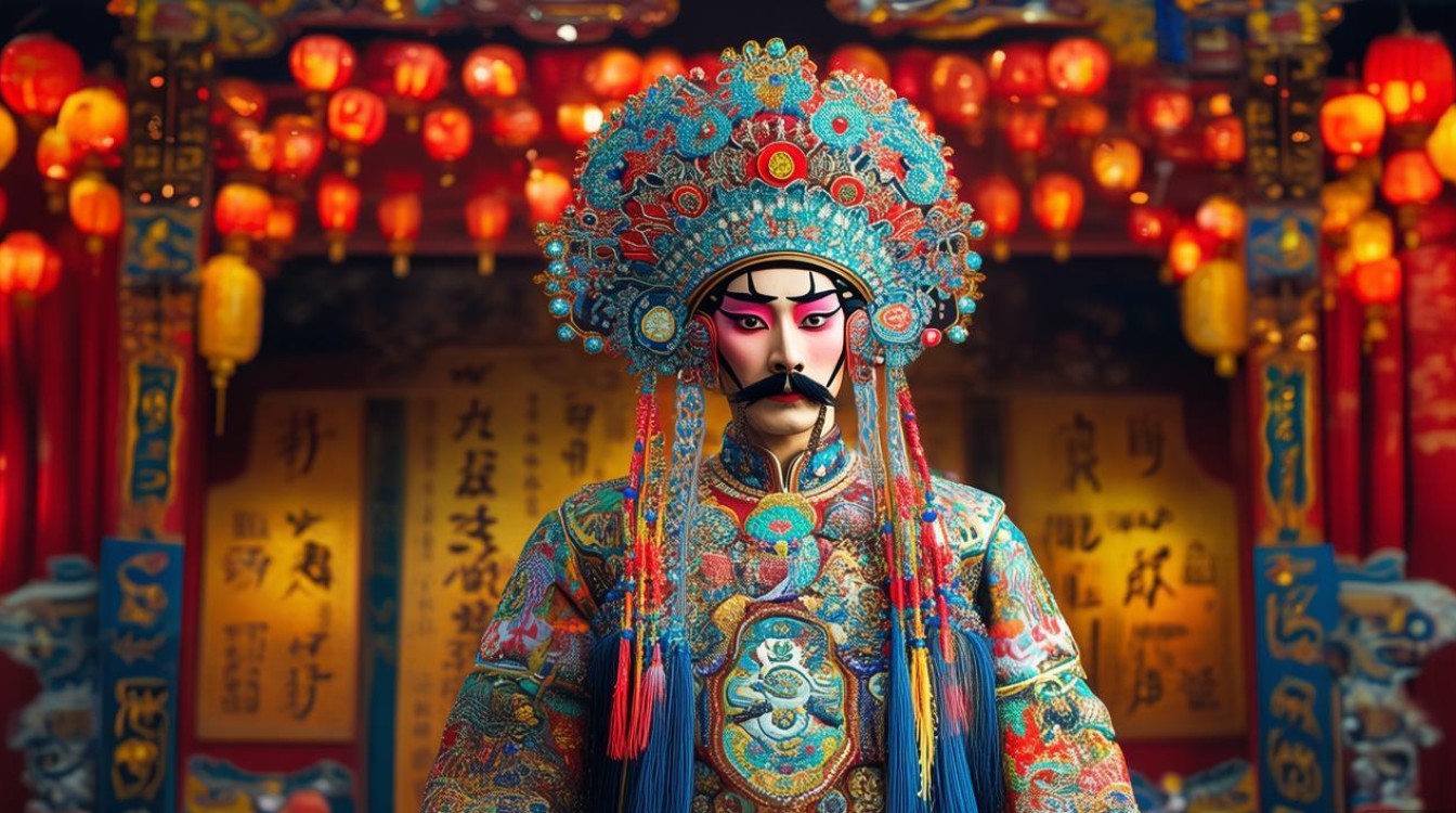 下戴中国京剧