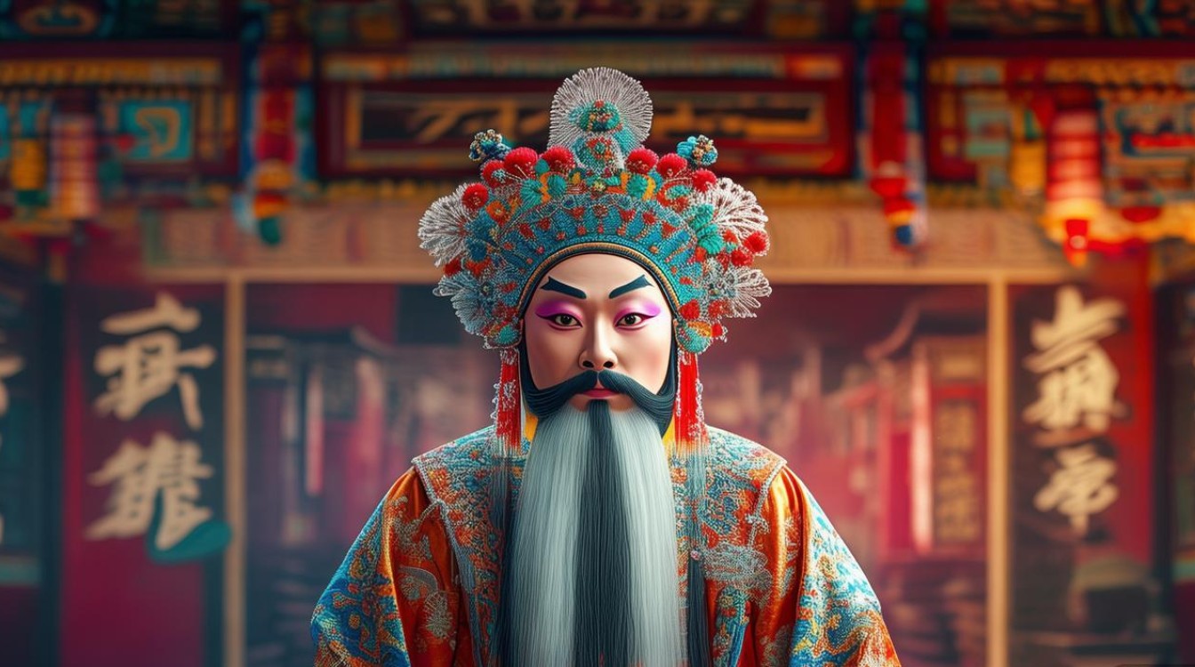 下戴中国京剧