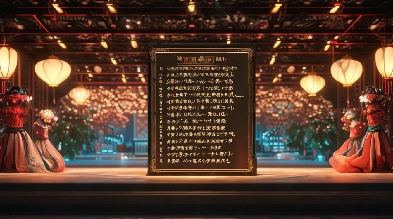 戏曲大会选手名单