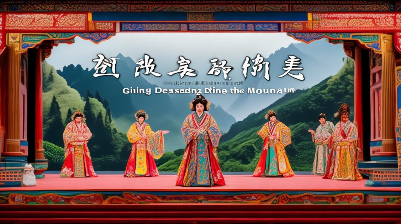戏曲豫剧桂英下山