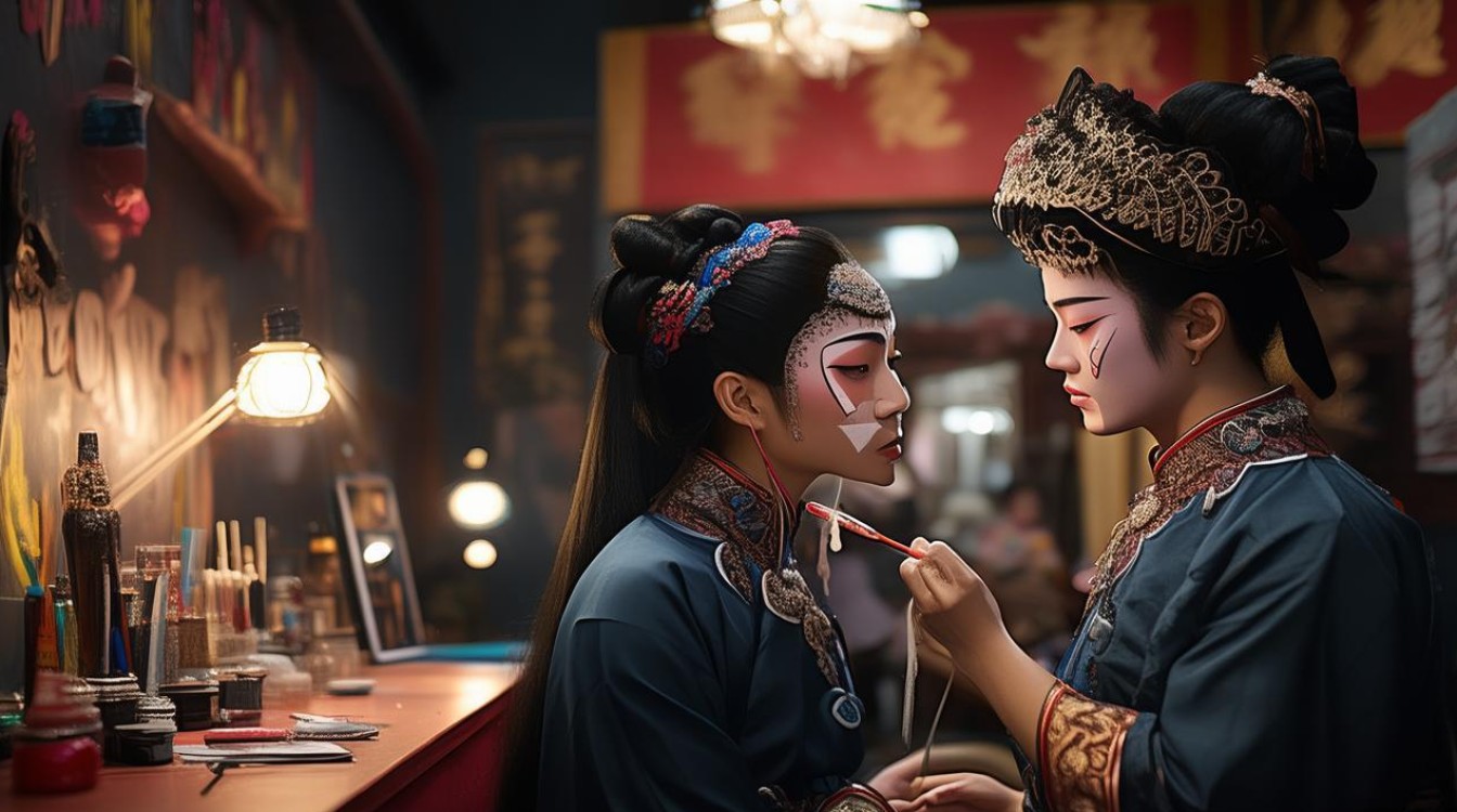 京剧小生化妆教学