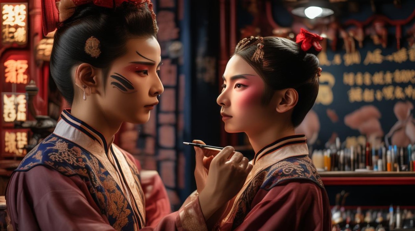 京剧小生化妆教学