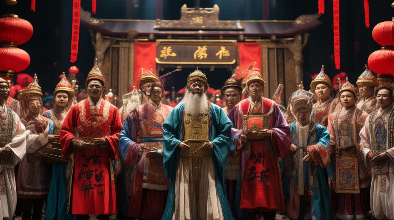 豫剧大祭桩人员