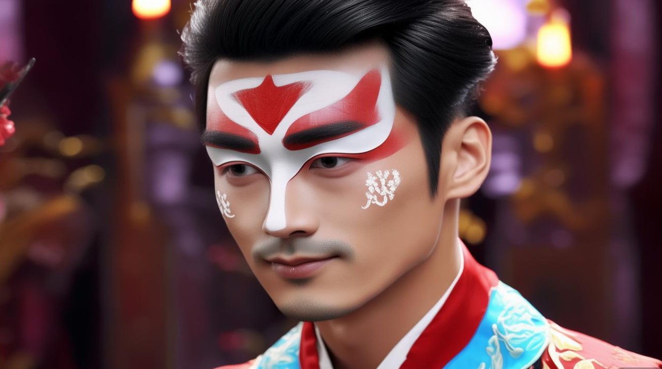 如何画戏曲小生妆
