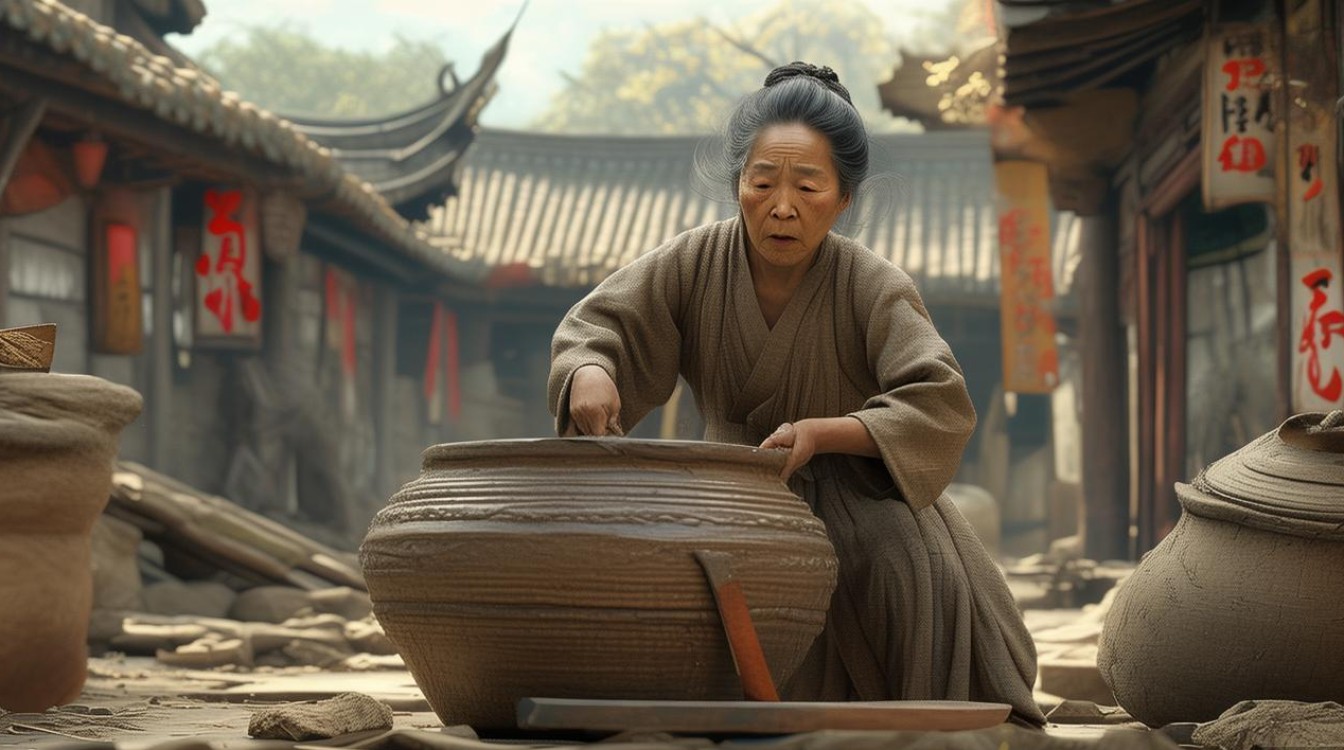 戏曲王大娘锯缸