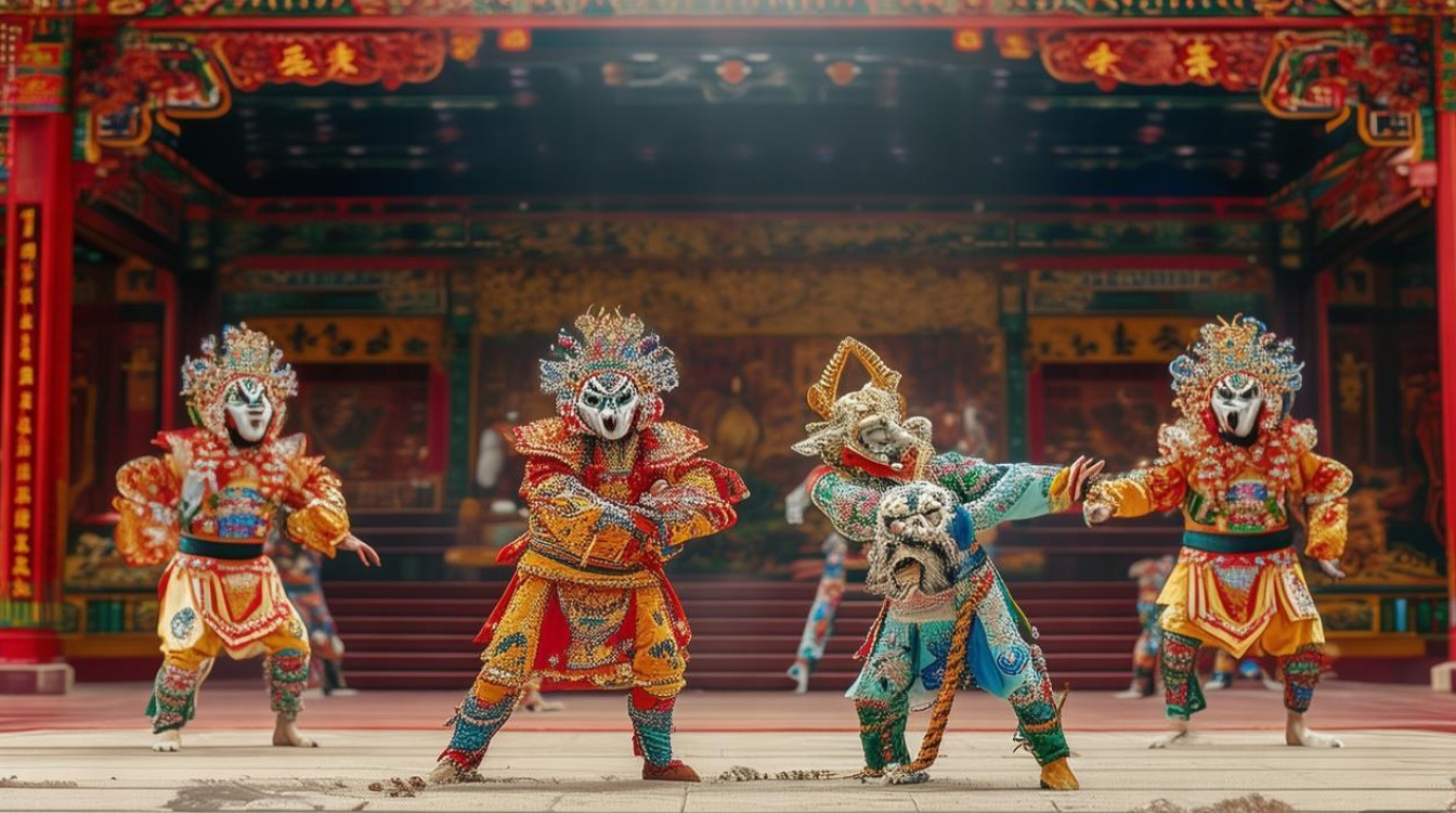 京剧打虎收孝