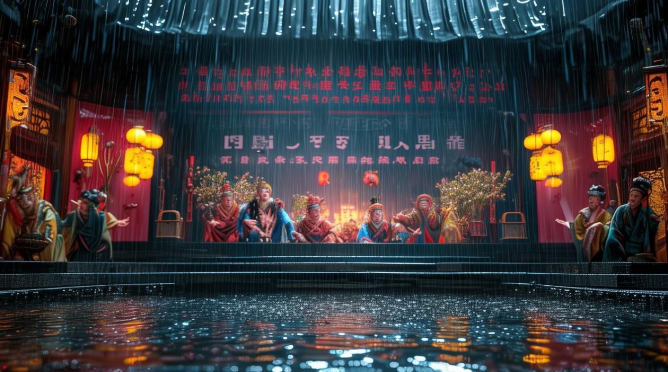 豫剧萧江夜雨戏