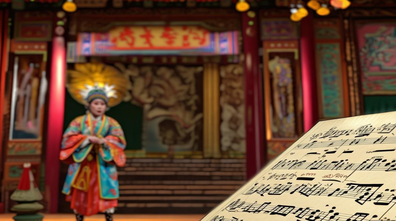 京剧清风亭唱段简谱