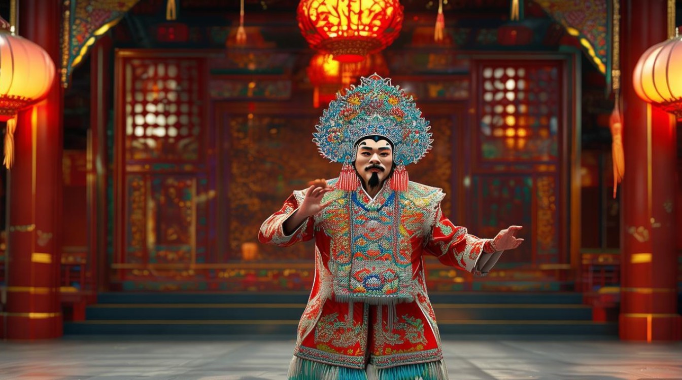 京剧李剑演出图片