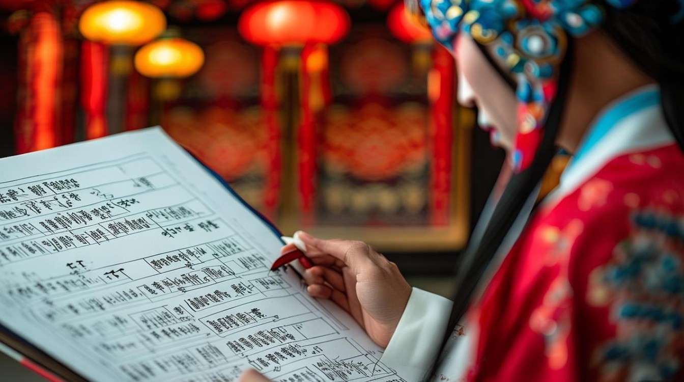 京剧绣红旗唱谱