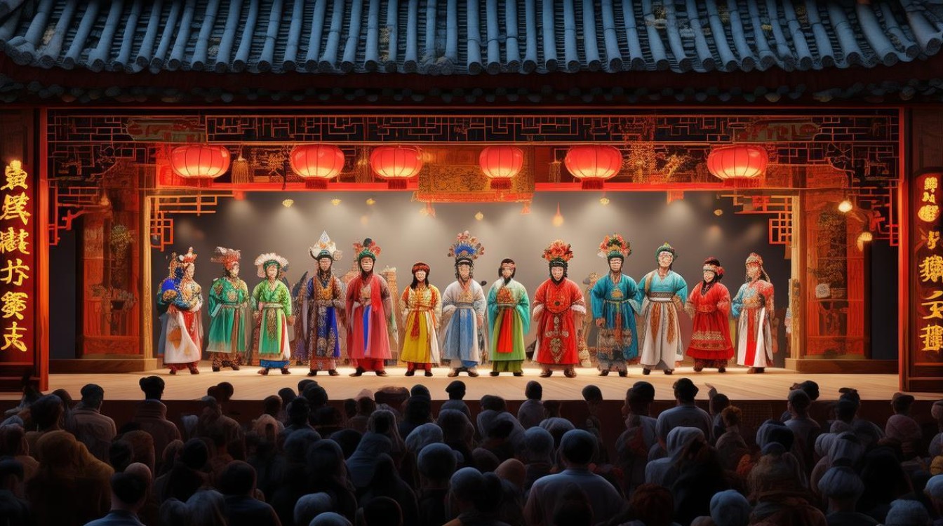 秦腔戏曲下乡演出