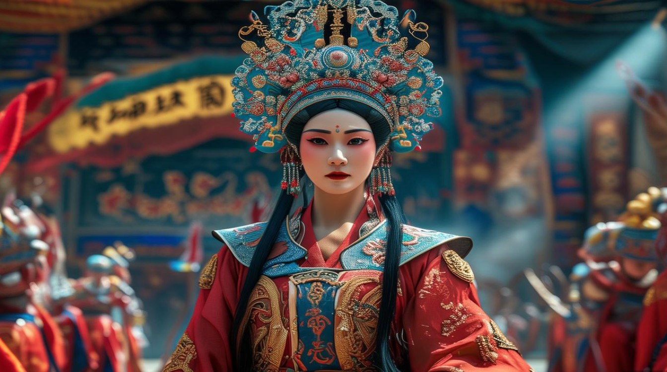 豫剧穆桂英挂帅出征戏曲