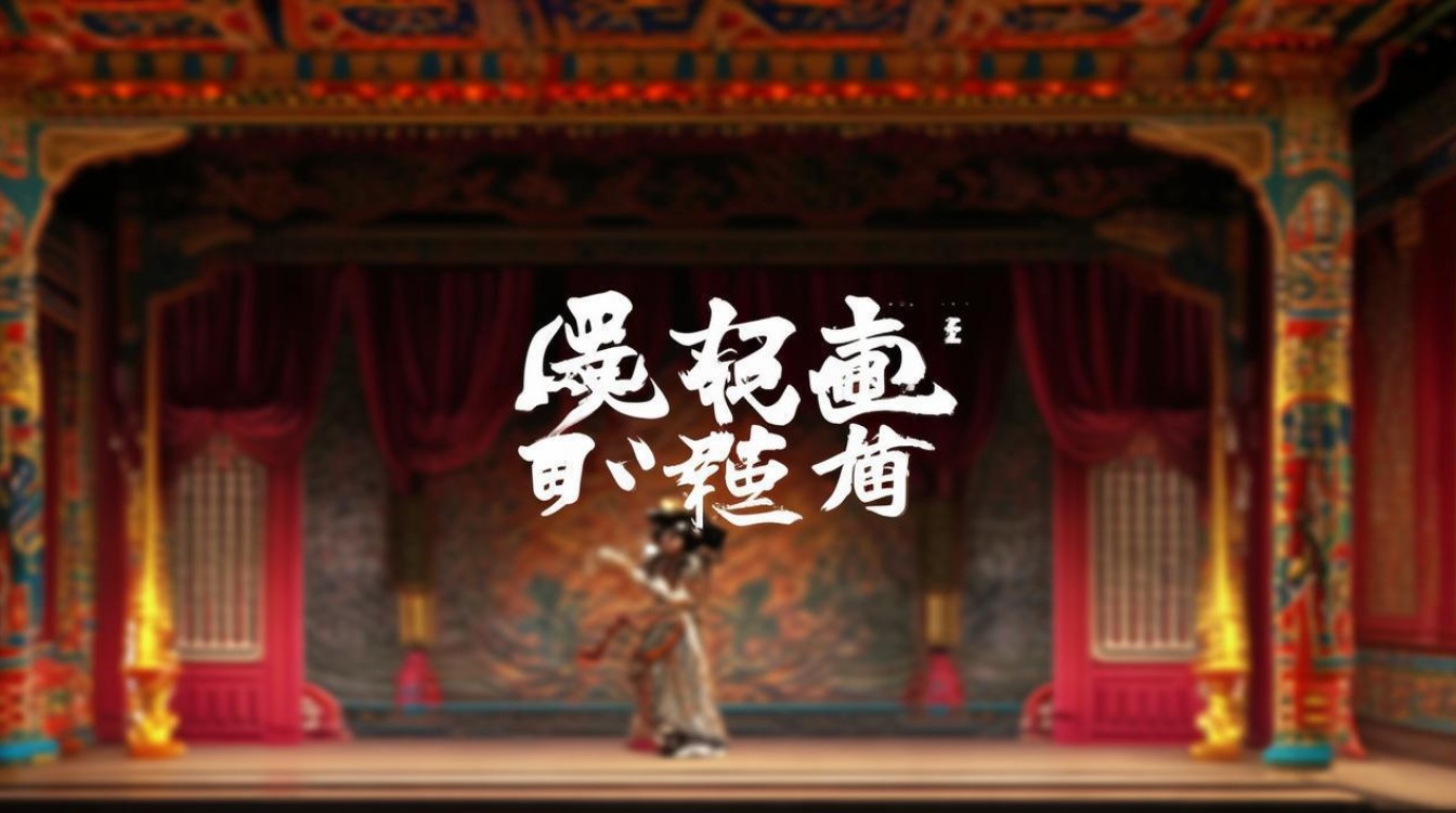 戏曲知识艺术字