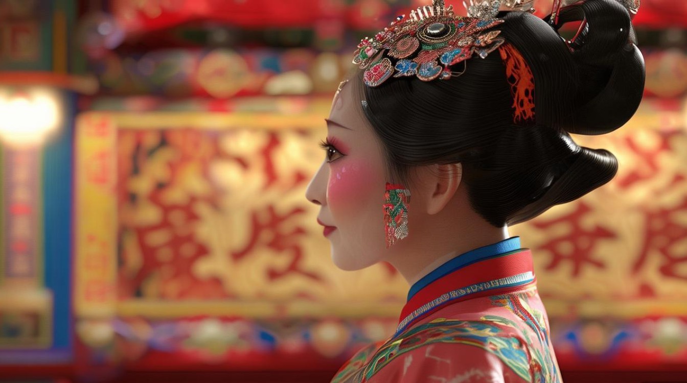 京剧教师李艳艳