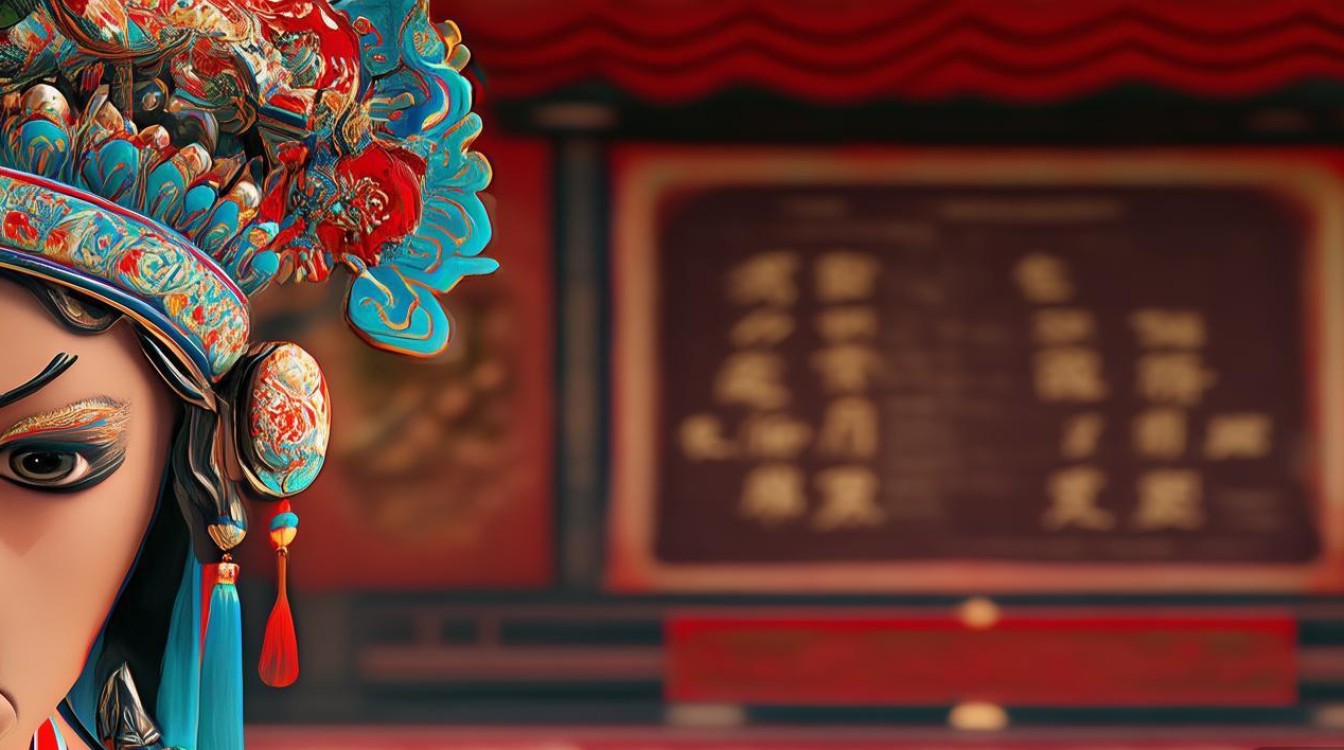 秦腔戏曲人物绘画