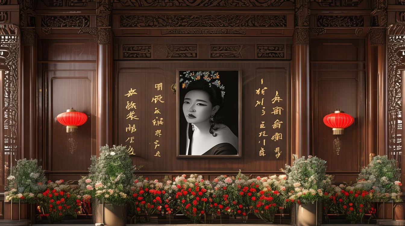 京剧李世济灵堂