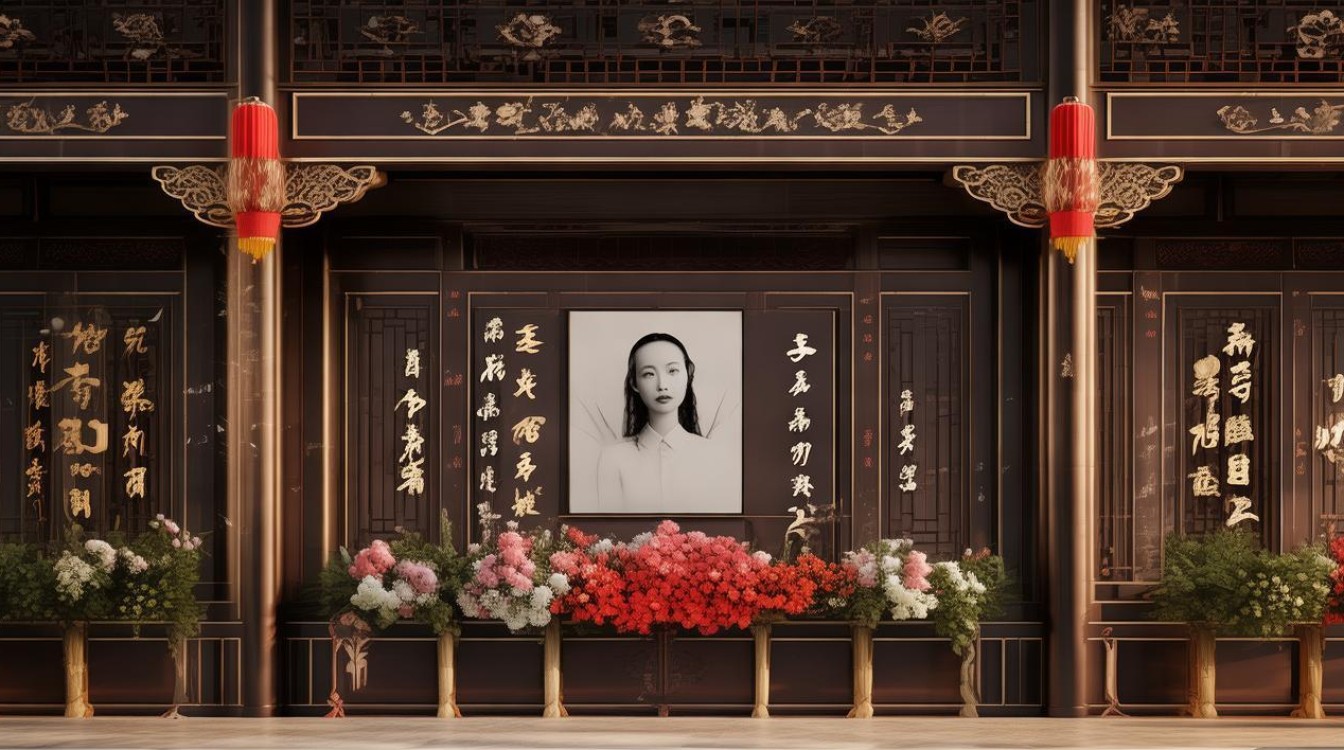 京剧李世济灵堂
