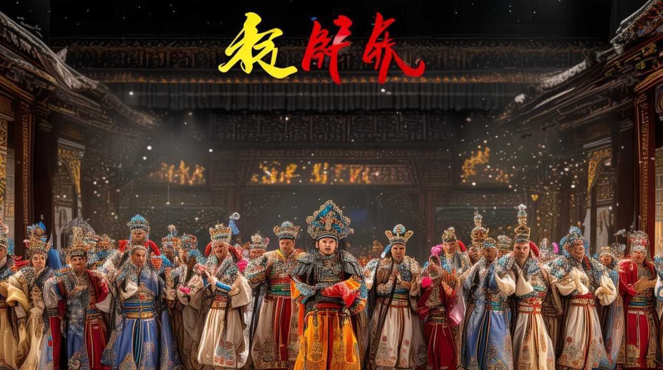 戏曲豫剧杨家将出征