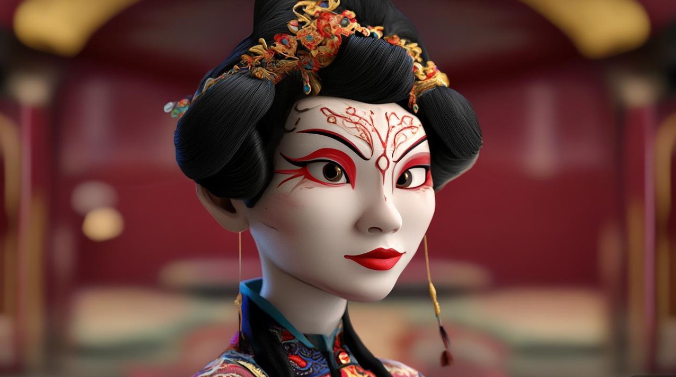 京剧闺门旦卡通头像