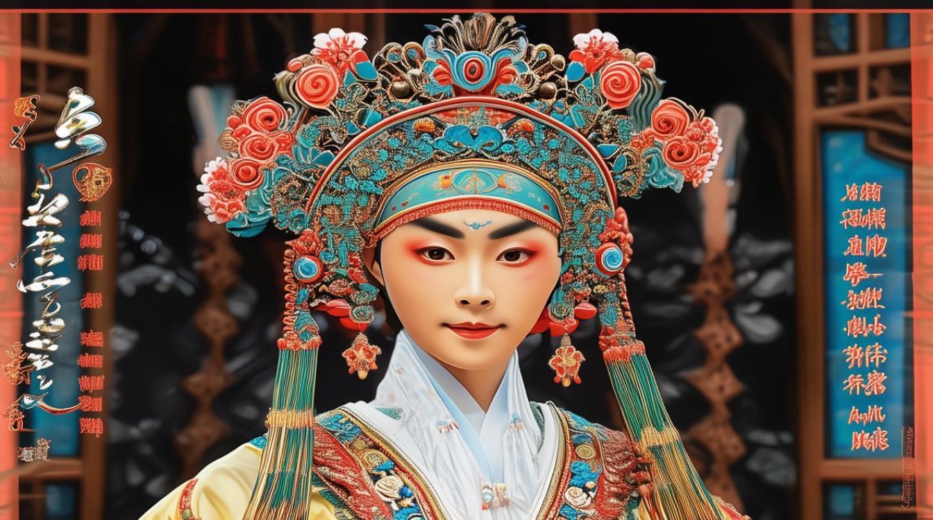 豫剧戏曲人物简笔画