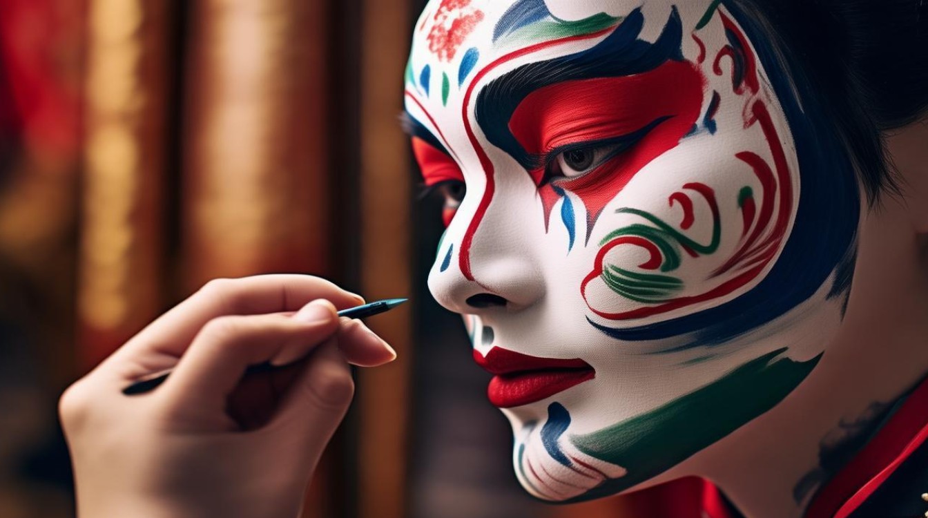 京剧脸谱怎么化妆面