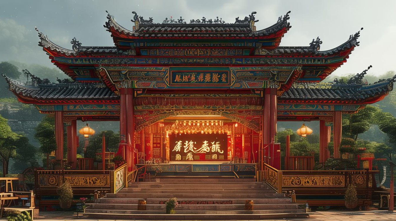 农村流动豫剧大型舞台